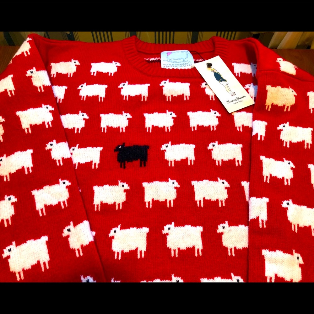 ICONIC PRINCESS DIANA sheep sweater